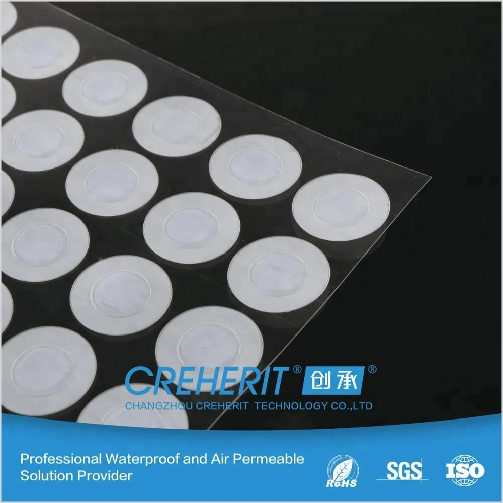 GPS Devices White Color Breathable Waterproof IP 67 ePTFE Acoustic Vents