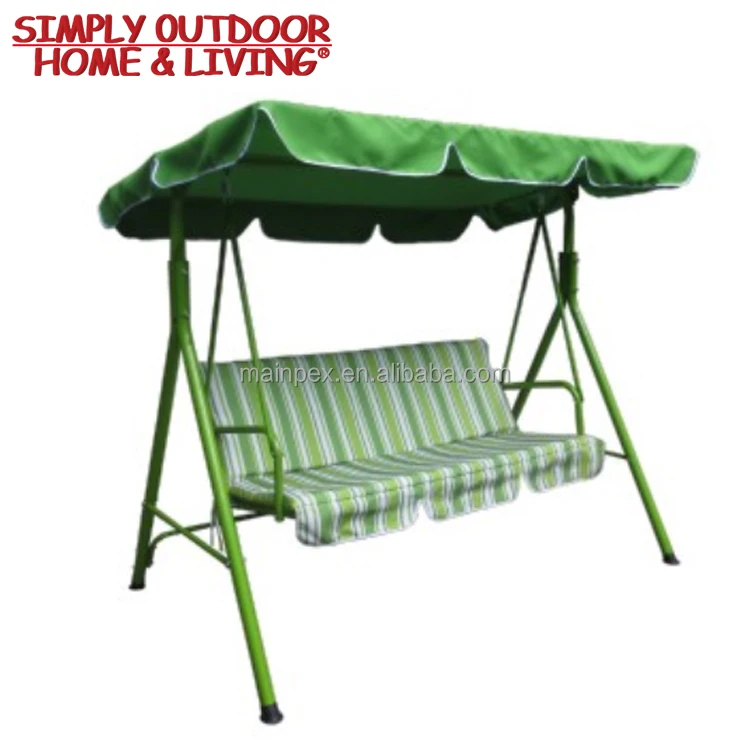Лидер продаж, уличная мебель для сада и отдыха, подвесное кресло-качели из полиэстерной ткани для патио с навесом