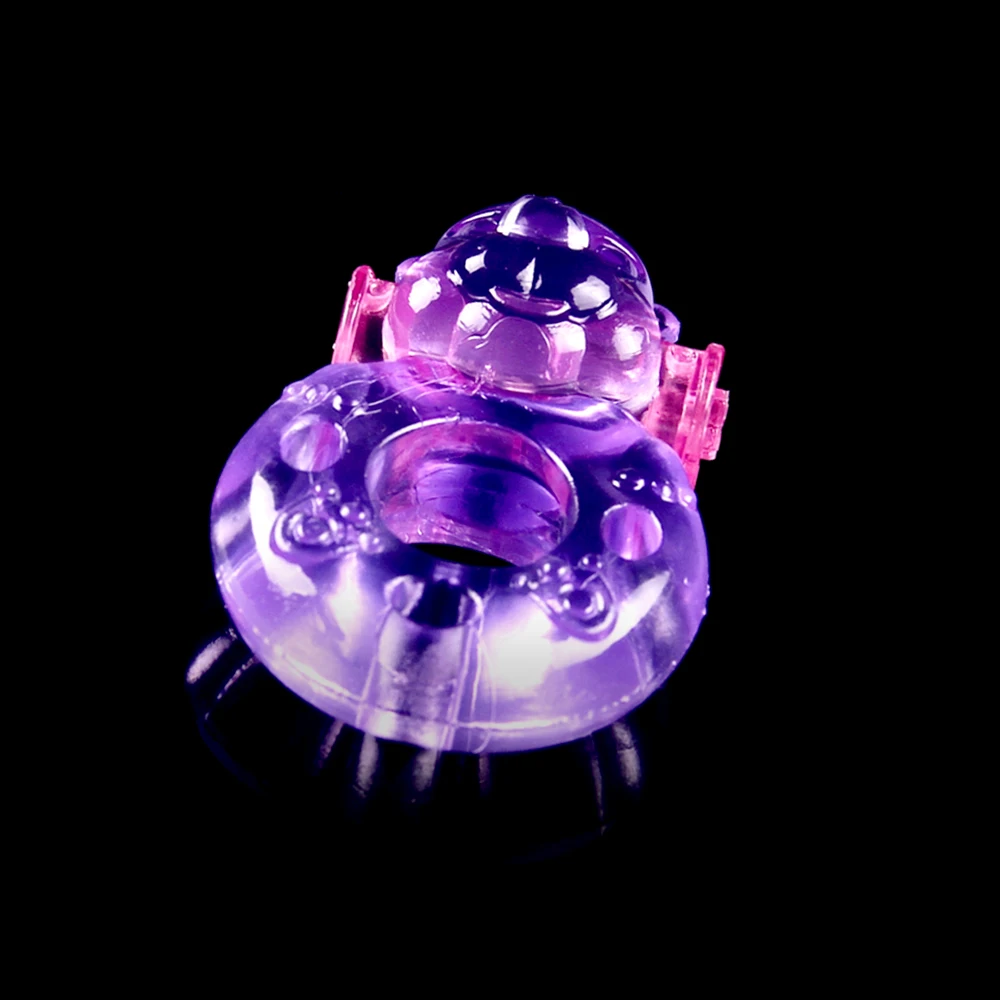 
100% Safety Material Vibrating Cock Ring Rabbit 