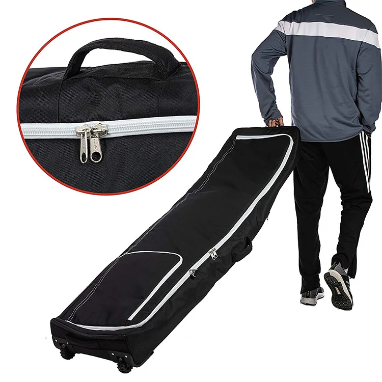 China Manufacture Custom Snowboard Bag Wheel Ski Bag With Wheels Large Capacity  Roller Ski Snowboard Bag Trolley Ski Backpack