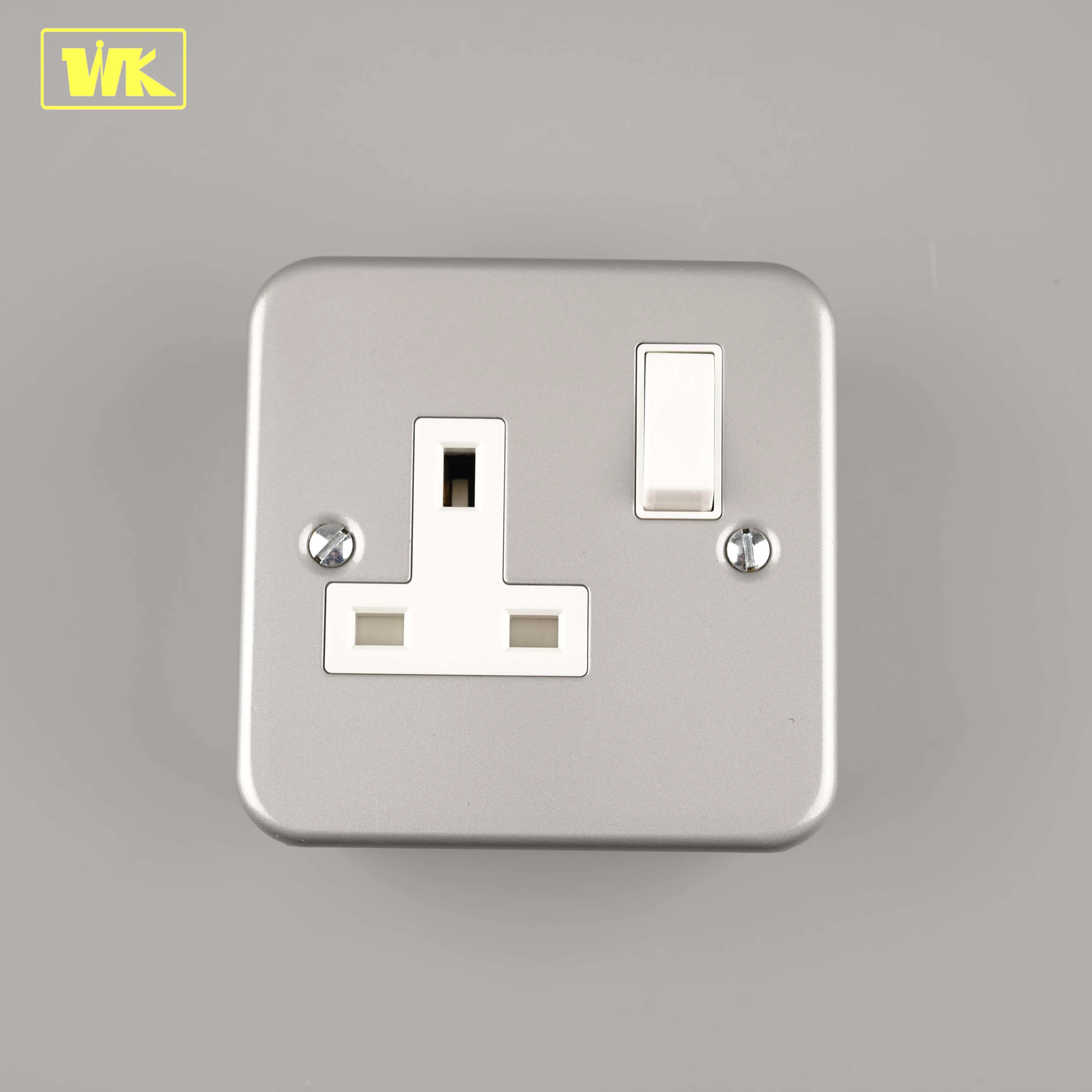 Промышленные настенные розетки WK с металлическим покрытием, 1 комплект, 13 А