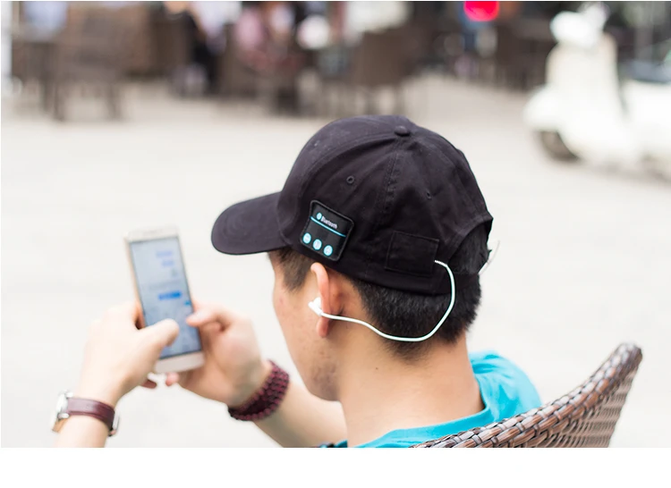 
Creatway Professional Smart Music Sun Hat Summer Sun Hat Black Baseball Hat With headset 