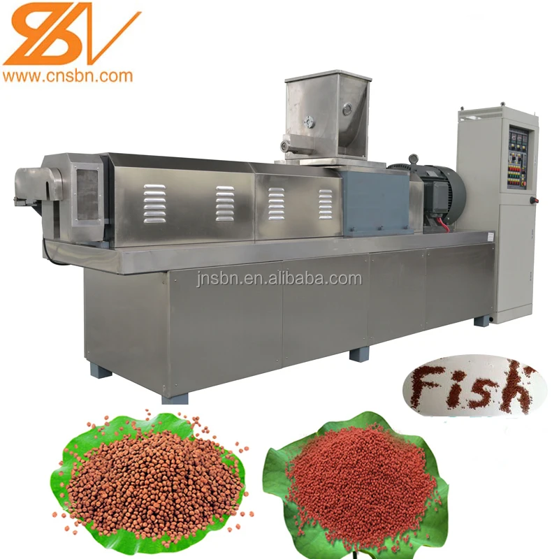 Saibainuo Automatic 100-1000kg/h big capacity pet food pet food extruder machine line