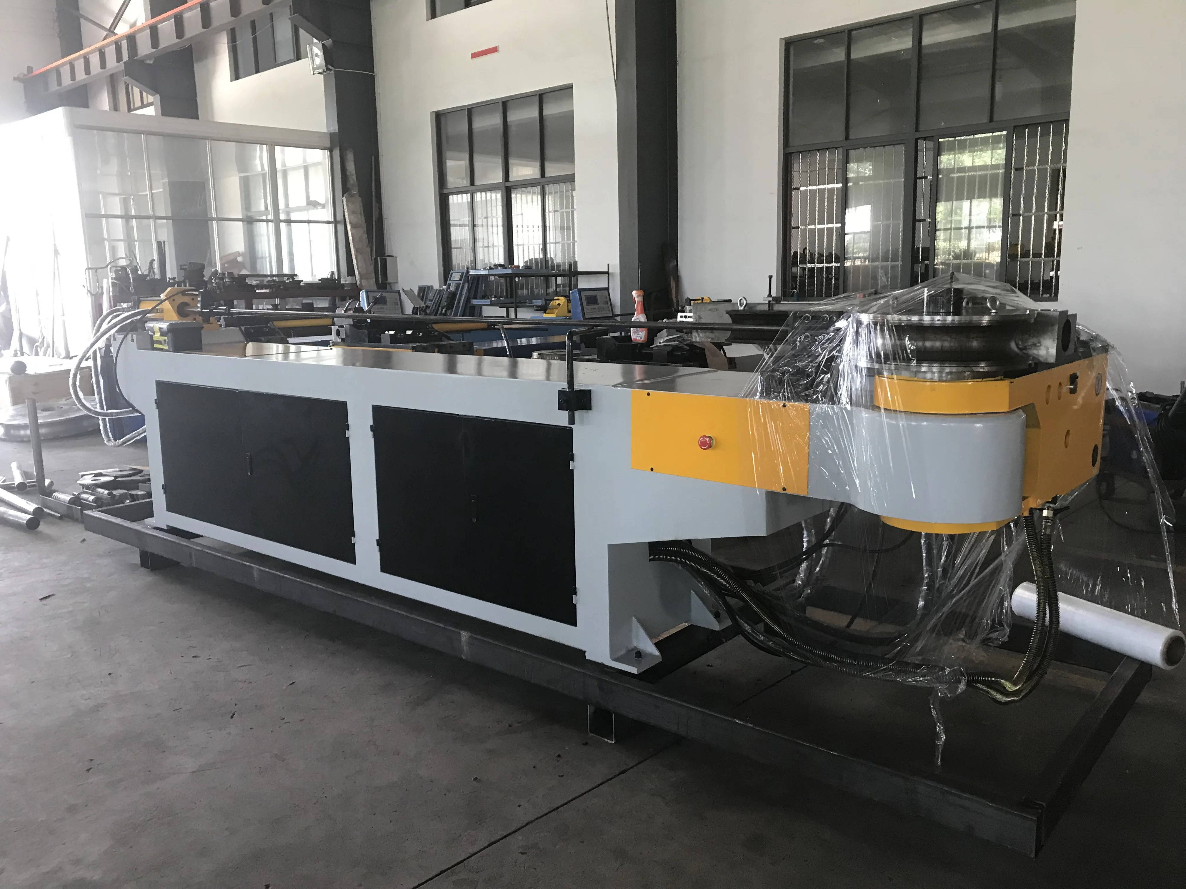 New design DW75NC stair handrail pipe tube bending machine