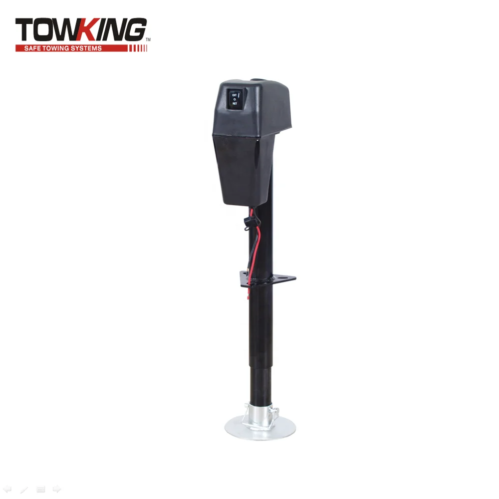 TOWKING 12 Volt DC Power Drive Tongue Jack 5000 Lb With Brake System