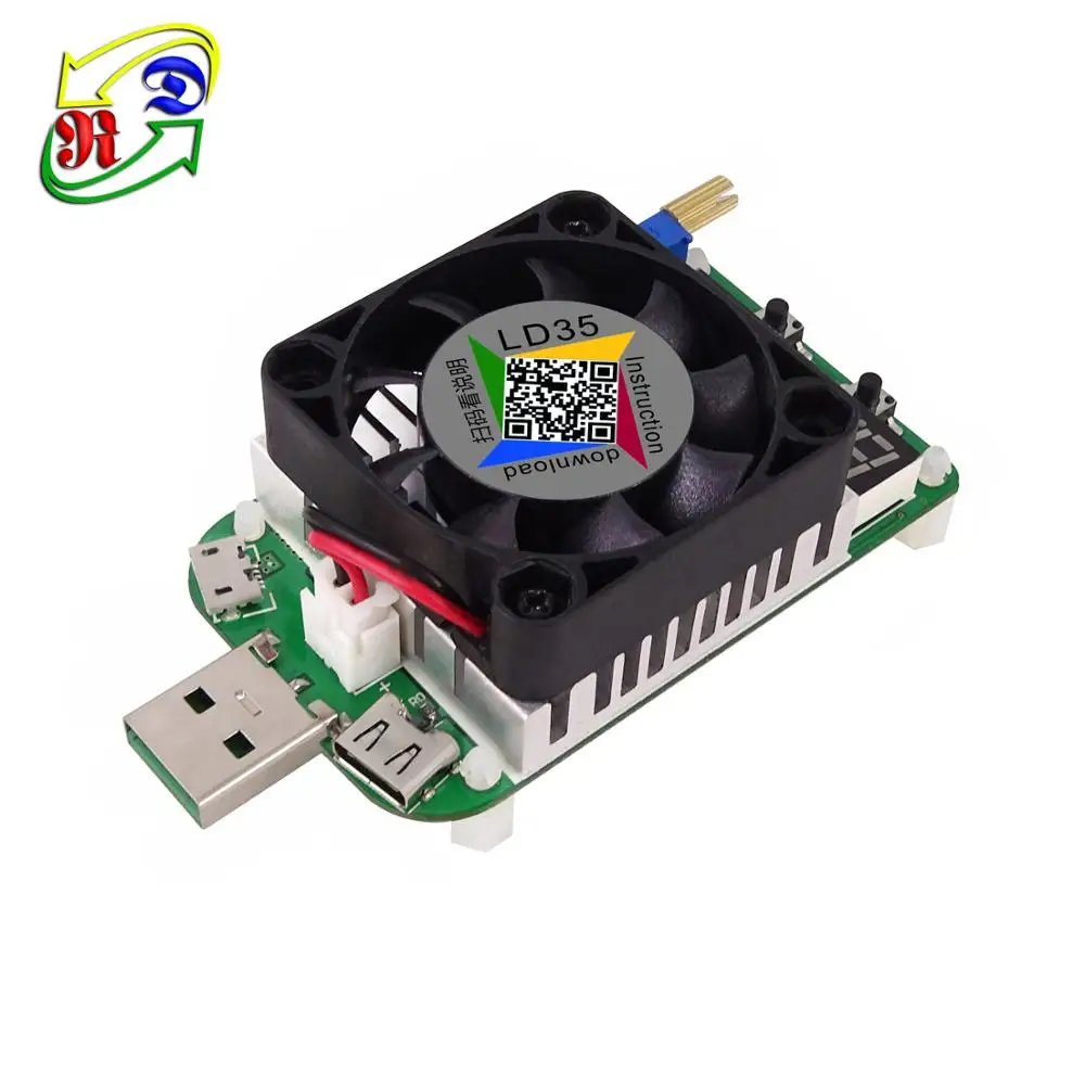 RD LD35 Constnt Current Load Resistor USB Interface Discharge Battery Tester Adjustable Current 25w Intelligent electronic load