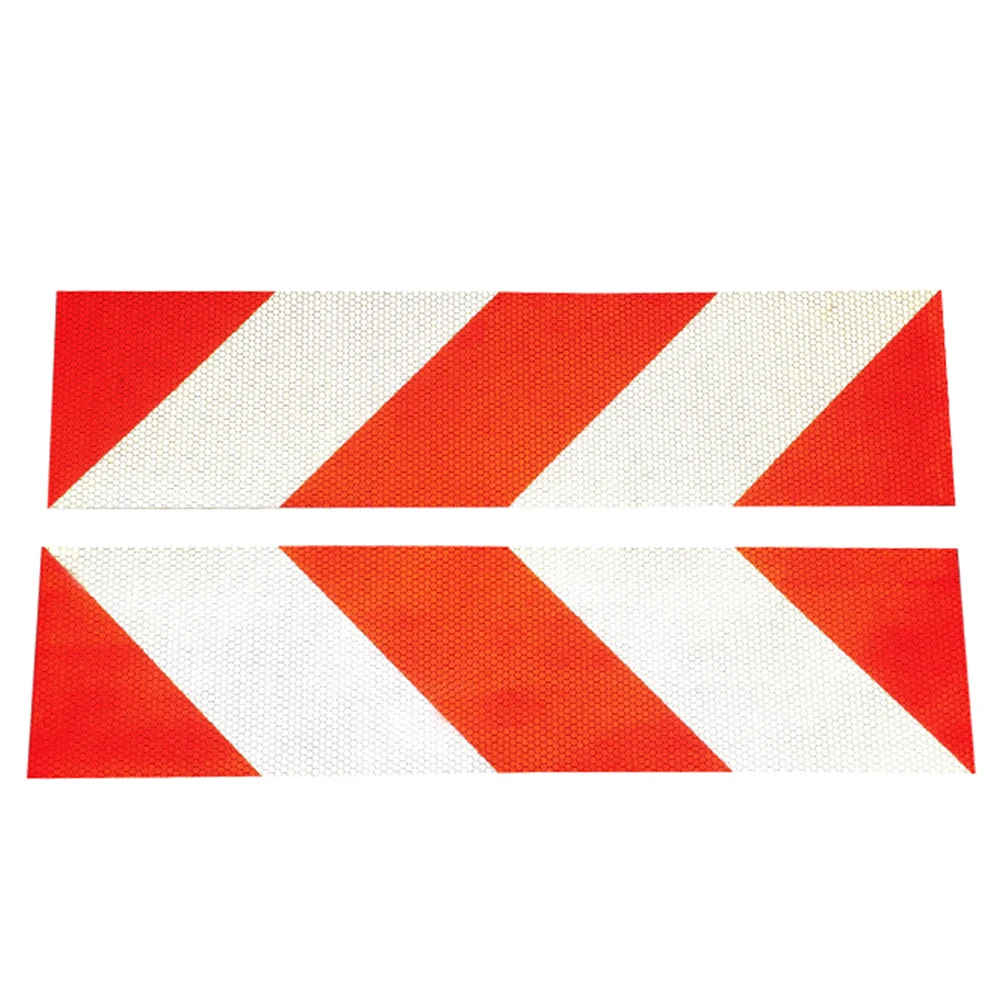 PET/Acrylic material Rear Marking Reflective Stickers for heavy vehicles