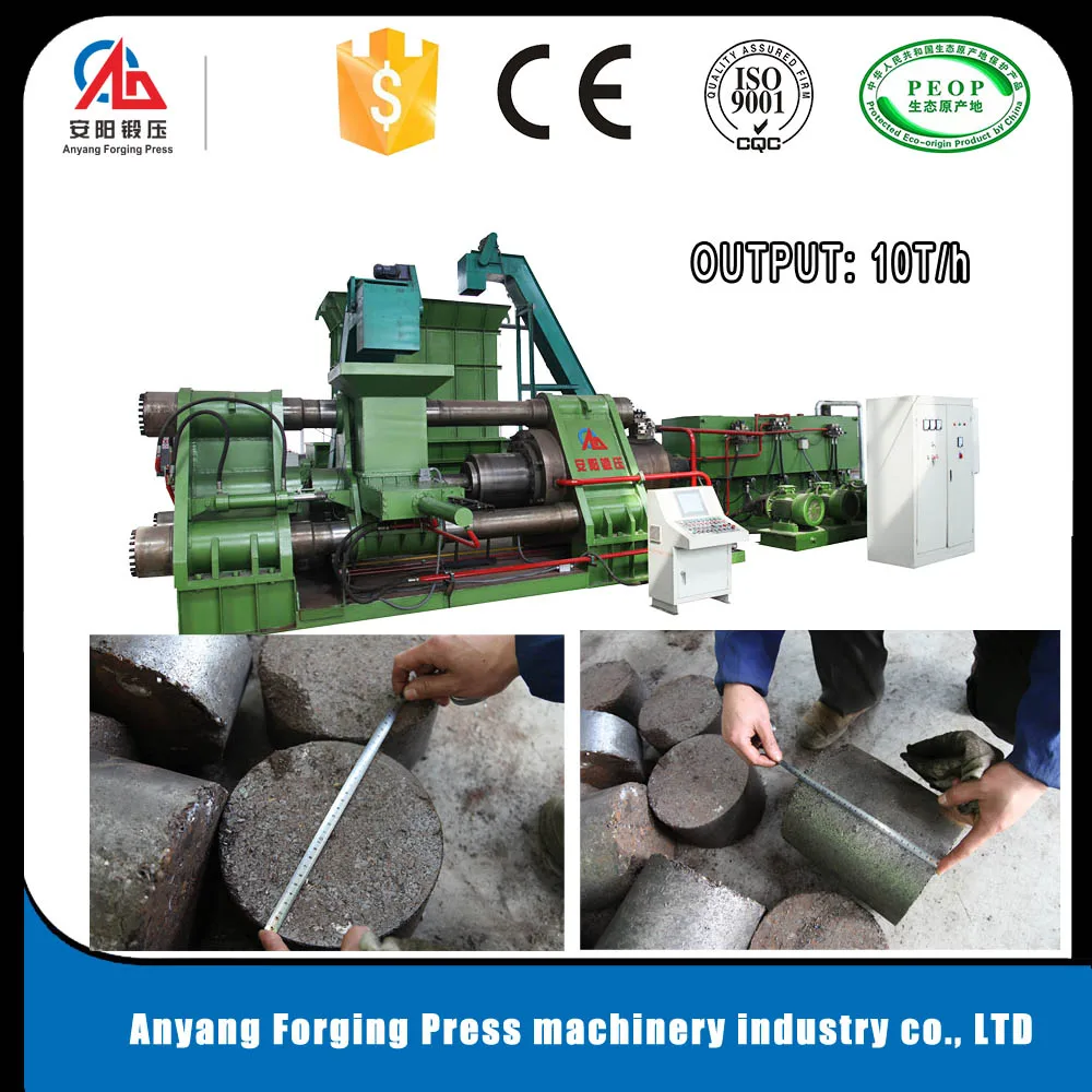 Metal scrap turning processing briquetor press machine from anyang