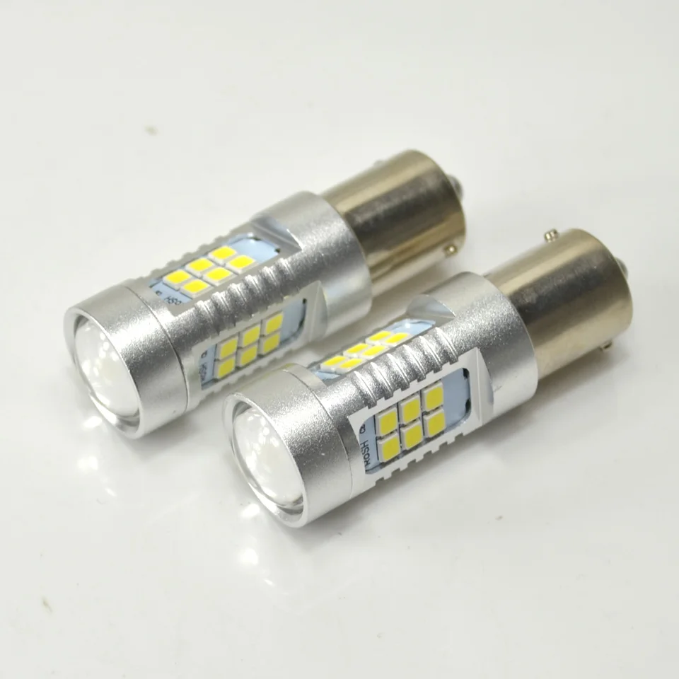 DMEX 12V 24V High Power 21W Auto LED Bulb P21W P21/5W LED S25 Lamps BA15S 1156 Car Turn Signal Reversing Back Up LED Light