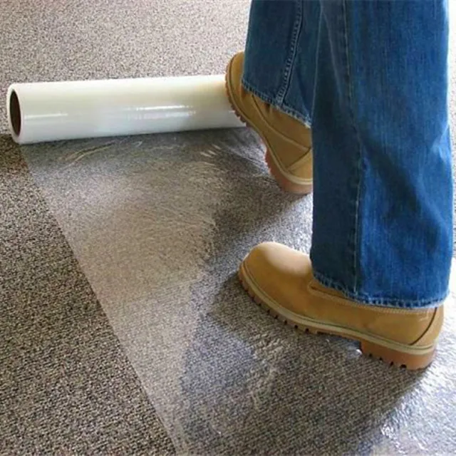 
PE Self Adhesive Covering Film with no residue glue on the surface 