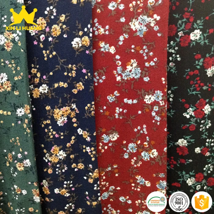 Textile Factory Wholesale Multi Style 100% Floral Printed Rayon Fabric