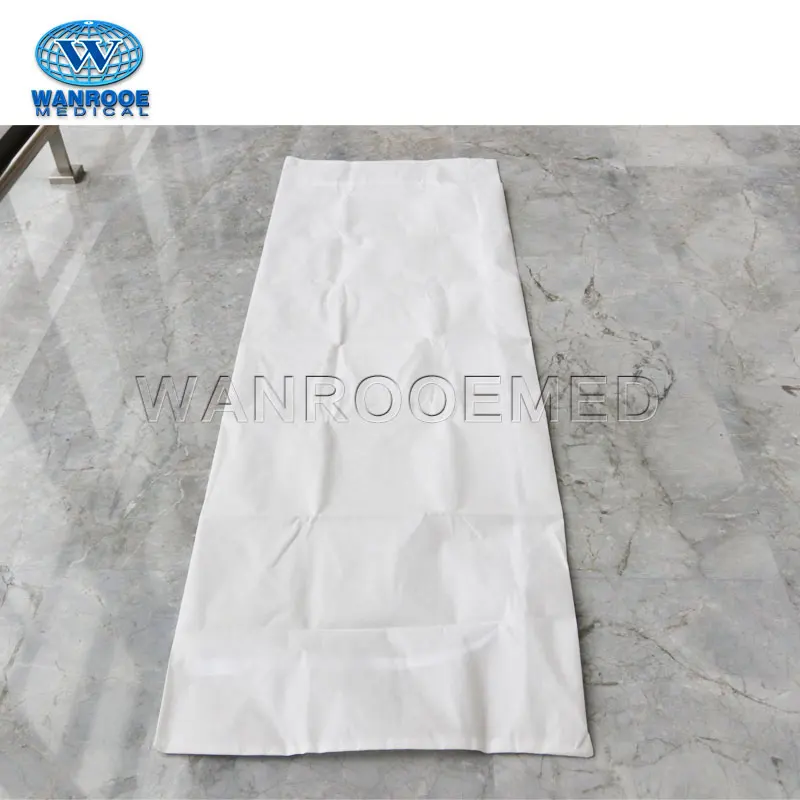 GA400 Medical Mortuary White Non-woven Cloth Dead Cross Body Packing Bag