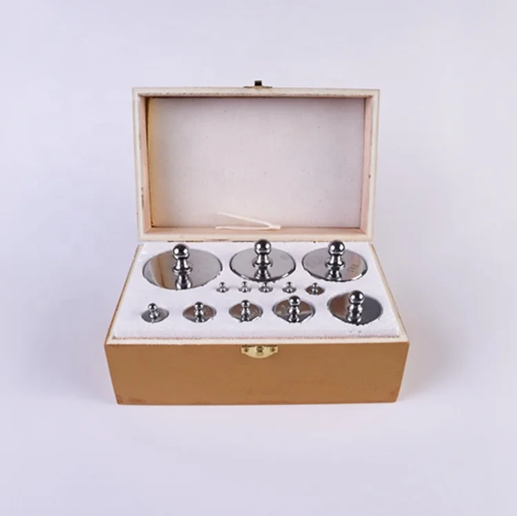 M2 class 2kg standard steel chrome plating balance scale calibration weights