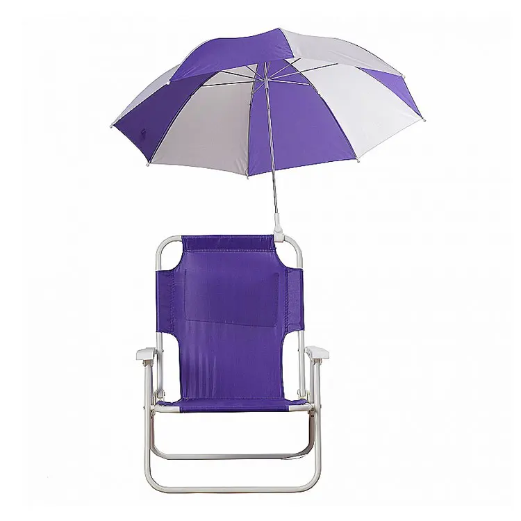 kis brazilian blue beach chair with sun umbrella canopy roof