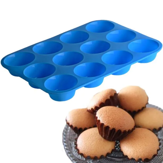 Family Day Custom 12 Cavity Clean High-capacity Handmade Cake pop Molds Silicone Cake Mold