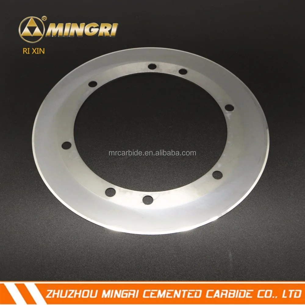 Long service life tungsten carbide cardboard paper corrugated knifes