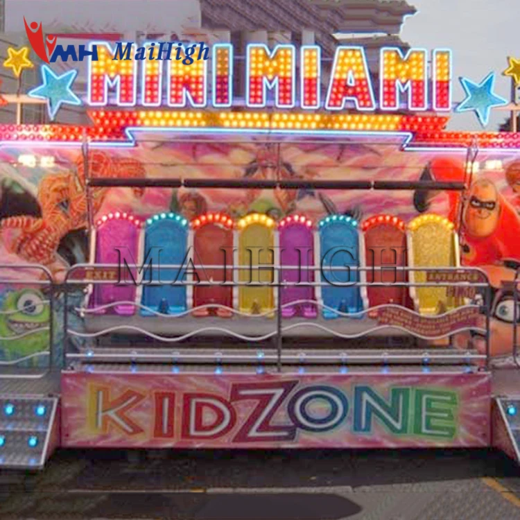 Factory Direct Cheap Price Newest Ride Kiddie Ride Kids Zone Mini Miami Trip
