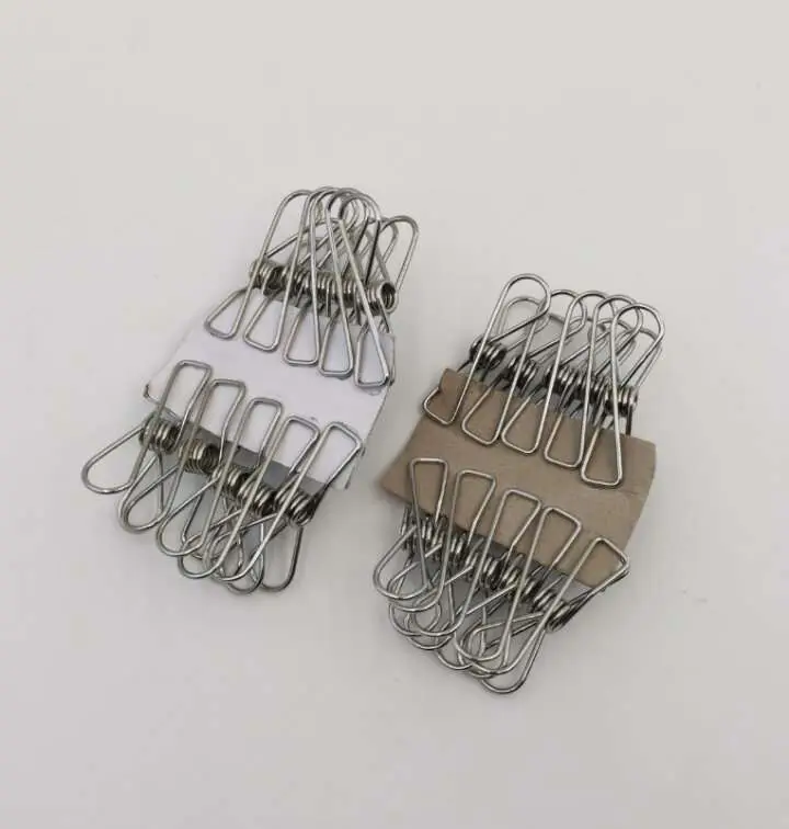 stainless steel cloth pegs cloth clips clothespin spring metal clothes pegs clips