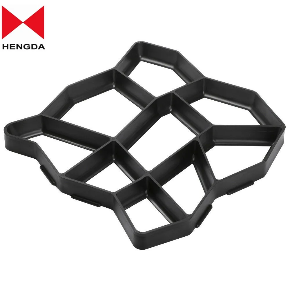 Plastic Driveway Concrete Stone Mold Paving Pathway Stepping Stone Mould Garden