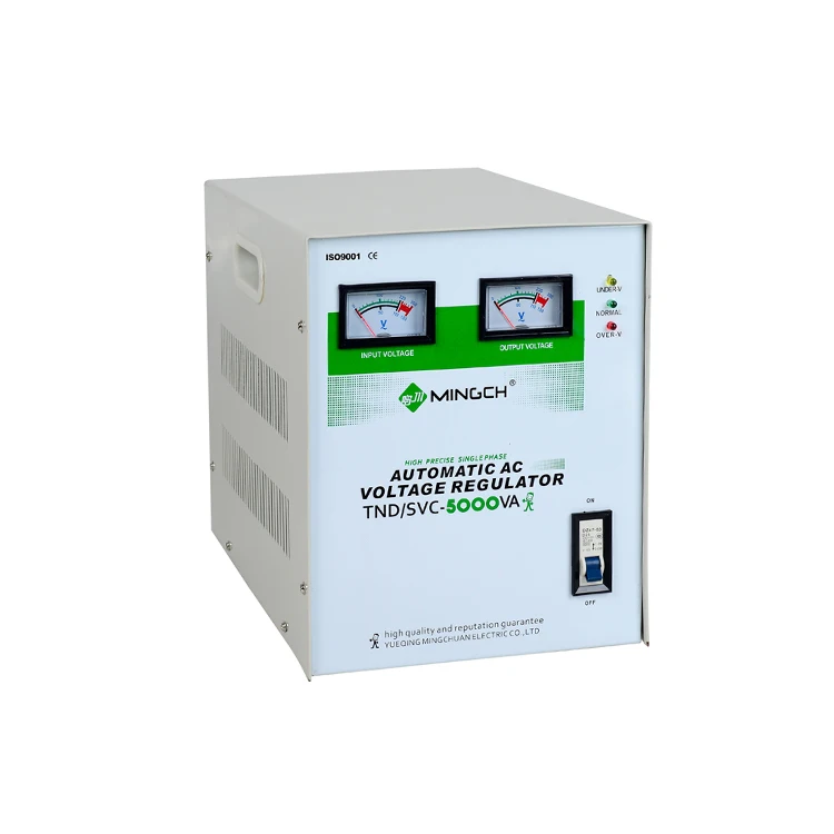 MINGCH High Quality Single Phase TND Series 5000 Watt Automatic Voltage Stabilizer