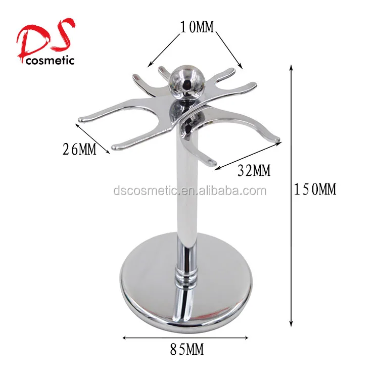 Новая Металлическая двойная подставка для бритвенной щетки Dishi, Мужская подставка для бритья, подставки для бритья с чашей