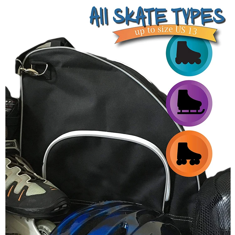 Bonita Figure Skating Bags Hockey Skate Bag Ice Shoes Ski Boot Bag For Kid And Adult
