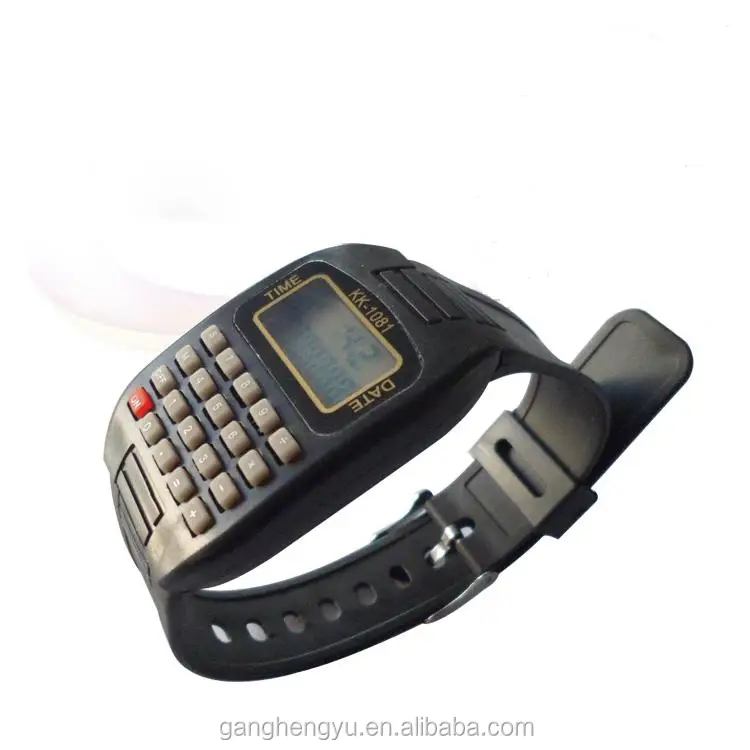 Wholesale 8 Digit Large Screen Display Wristwatch with Calculator for Children