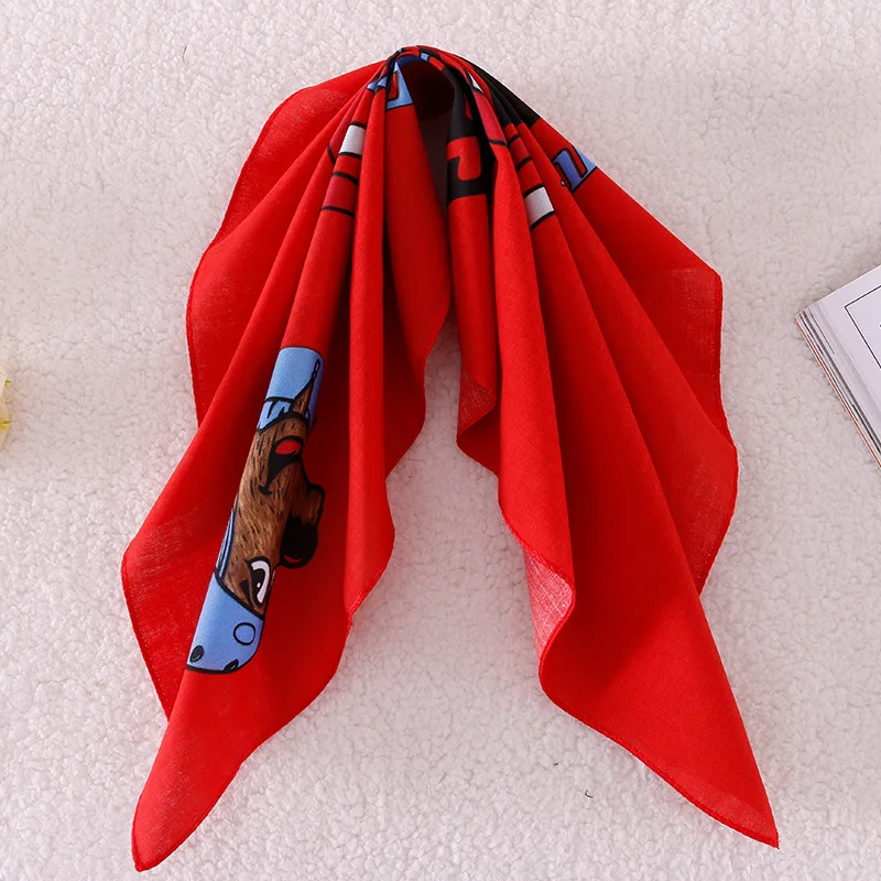 Custom print sports cotton square bandana