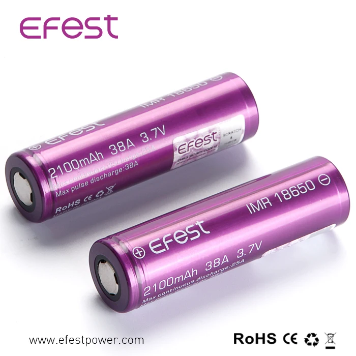 
Efest IMR 18650 35A 3000 mAh 3.7V LI-MN High Drain Rechargeable Battery 