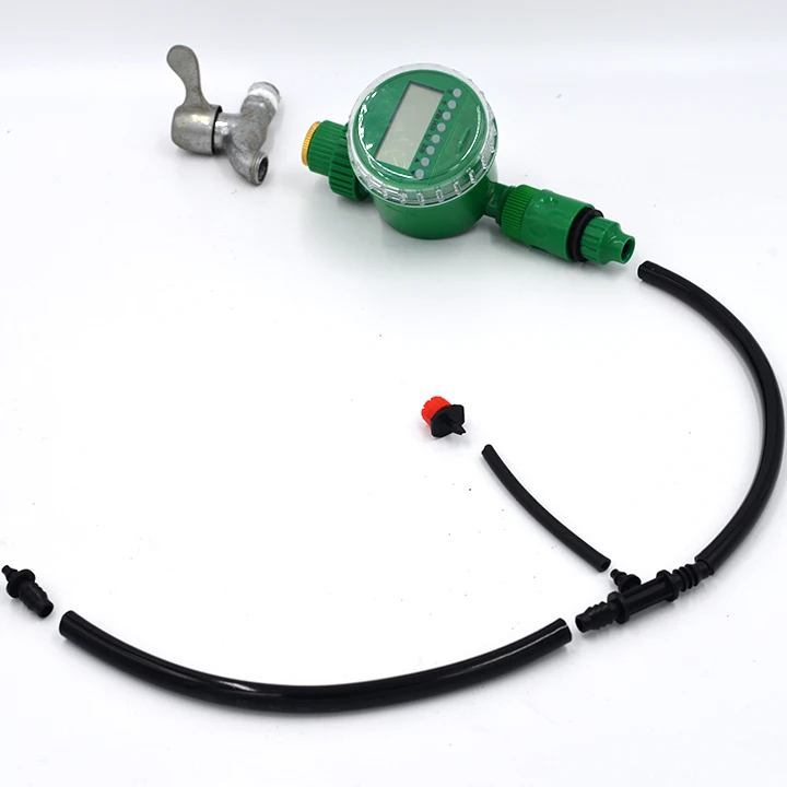 powerful garden drip irrigation system controller automatic countdown water timer