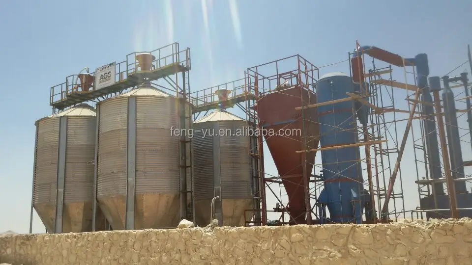 200KW chicken manure gasification power generation power plant under installation in Egypt