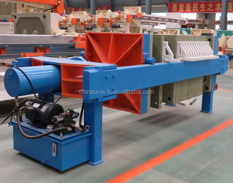 Фильтрующий пресс марки Uniwin для горных работ, химикатов, готовых смешанных заводов