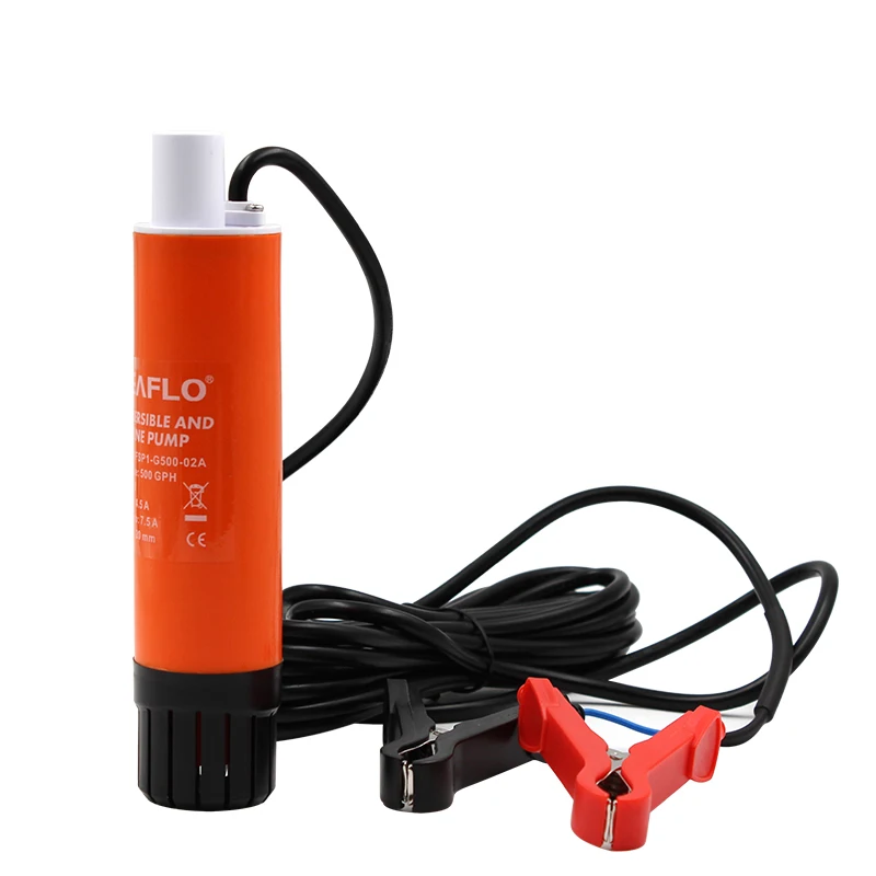 
12V DC Fuel Transfer Small Inline Water Submersible Pump 280GPH/500GPH 