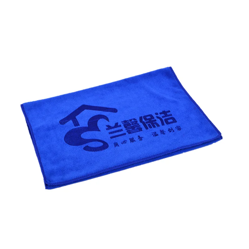 Custom logo cleaning product microfiber dusting cloth rolls