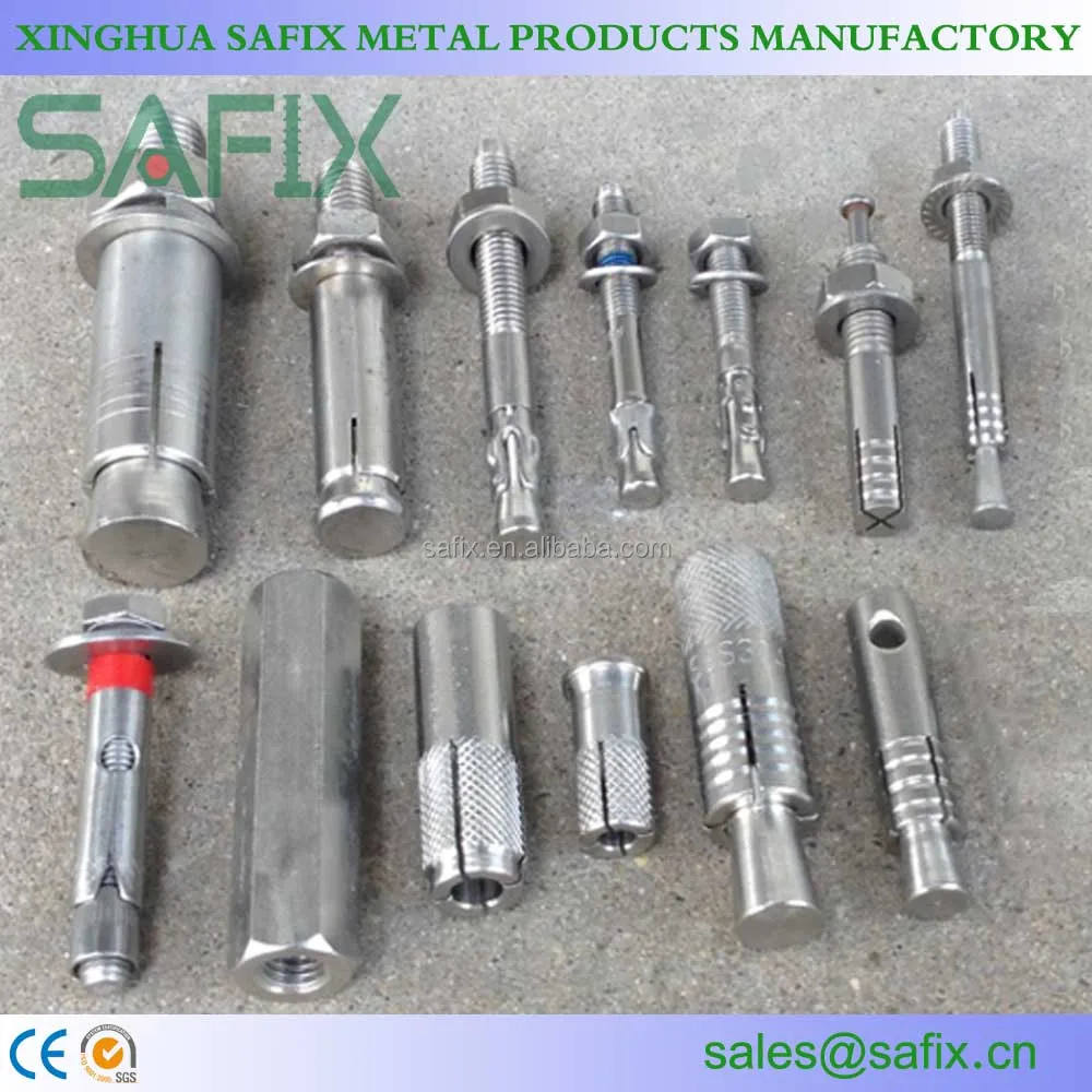 
AISI304 316 Stainless Steel Hilti Anchor Bolt 