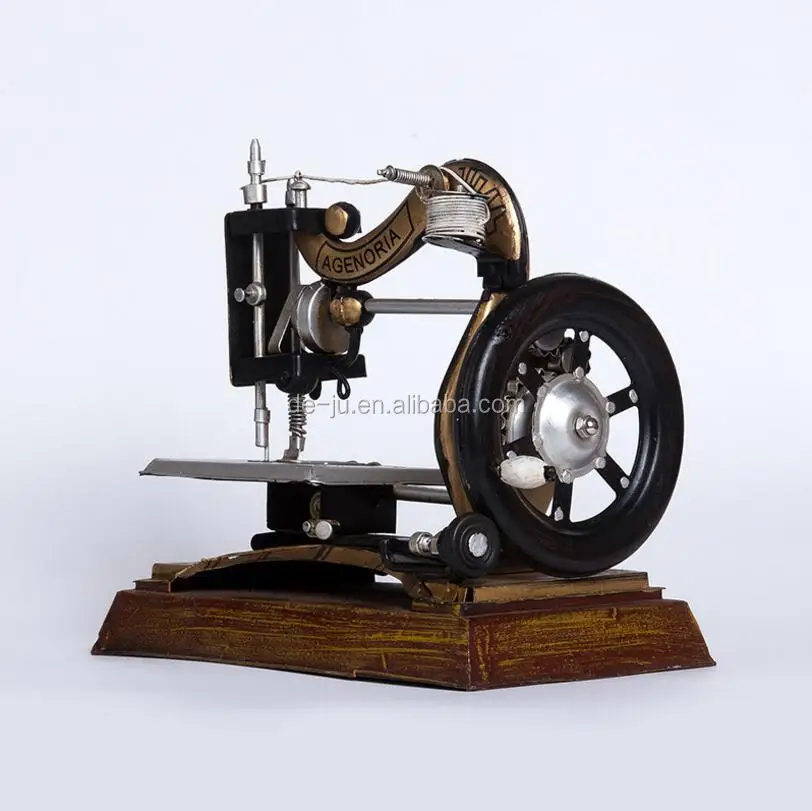 Hot Sale Home Decoration Lovely Cute Sewing Machine Creative Metal Decorate
