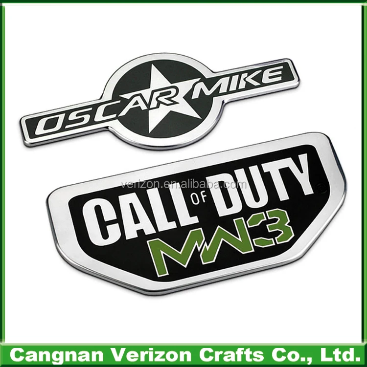 Customized 3d plastic Chrome auto emblem car logo and car abs badges