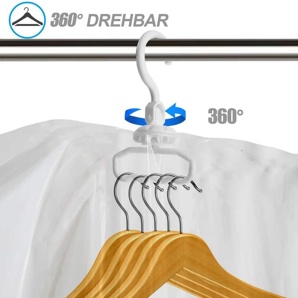 Hanging Vacuum Space Saver Bags for Clothes Dress, Winter Coats Garment Vacuum Storage Bag Save 80% More Space