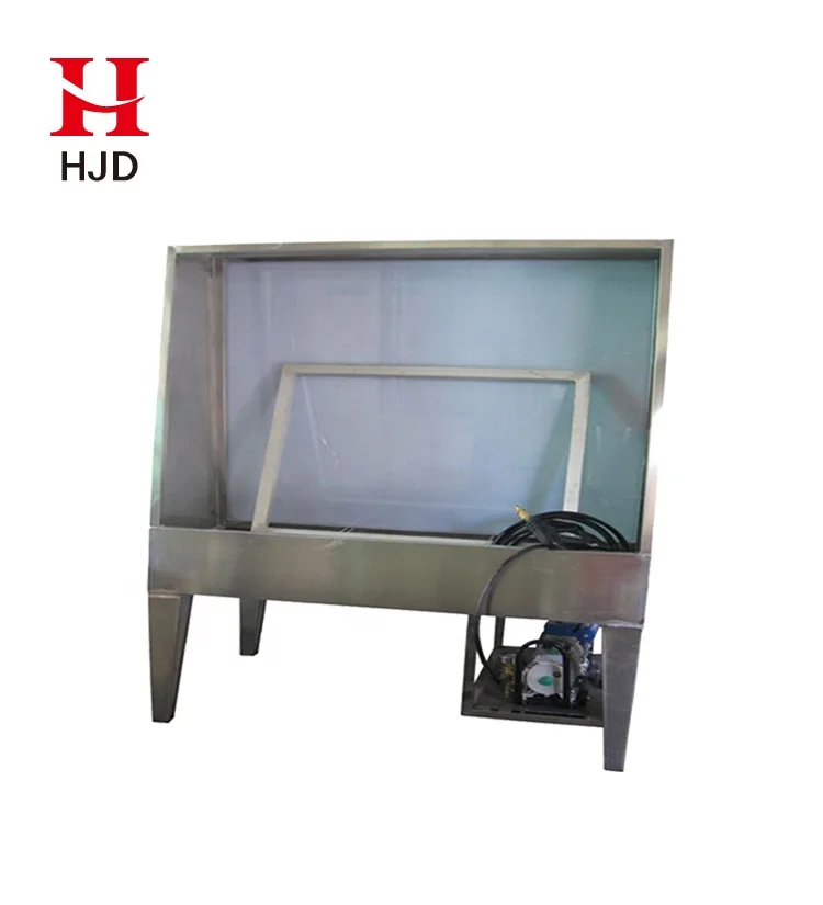
HJD stainless steel screen washing tank for screen printing 