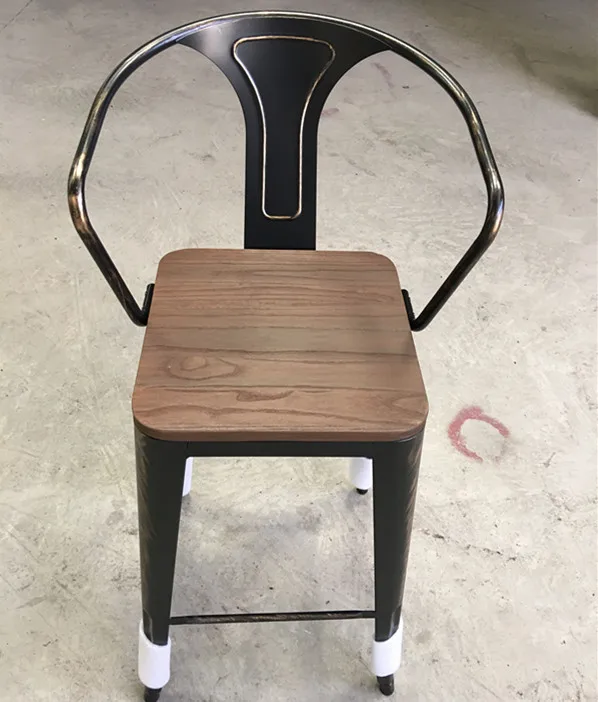 30 inch retro iron bar chairs