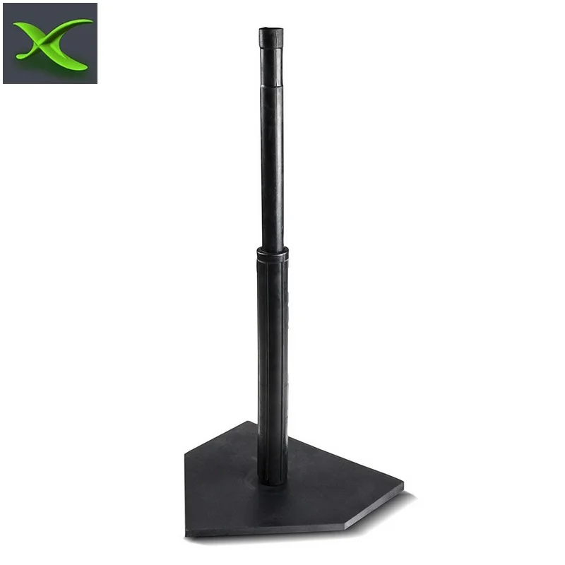 
High quality injection molded vulcanized rubber heavy duty one 1 position baseball batting tee for training 