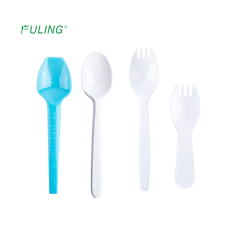 customize mini pp disposable small  tasting sampling spoon  yogurt dessert jelly plastic ice cream spoons