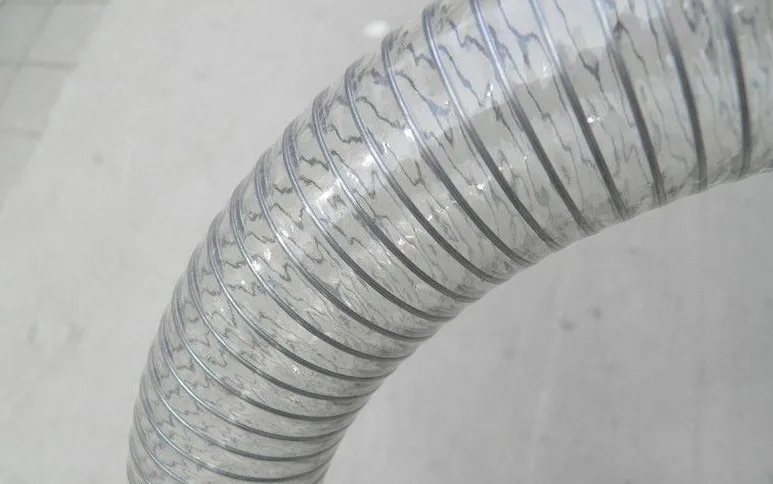 PVC Transparent Spring Pipe Steel Wire Reinforced Hose