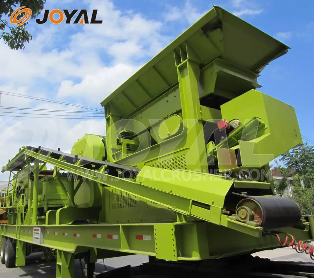 Joyal crushing plant cone mobile crusher reduces the cost of material transportation