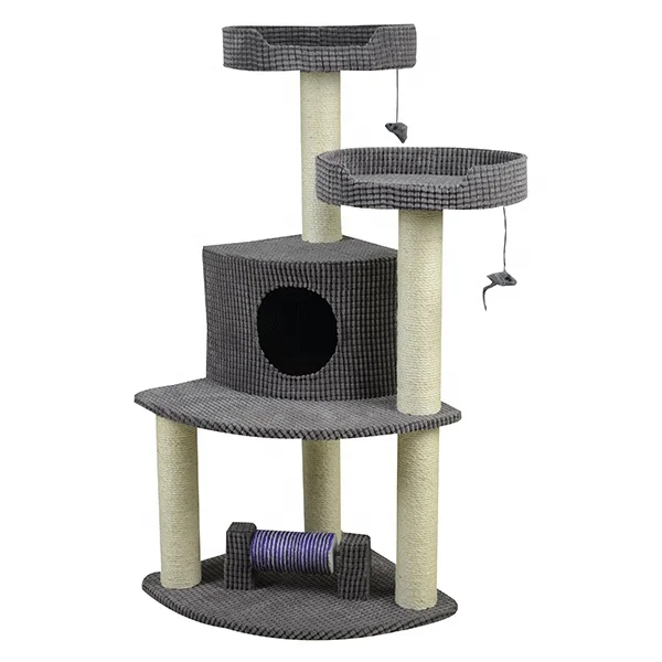 Cat Sisal Big Climbing Scratch Condo Furniture Tower  Condo Furniture Tower