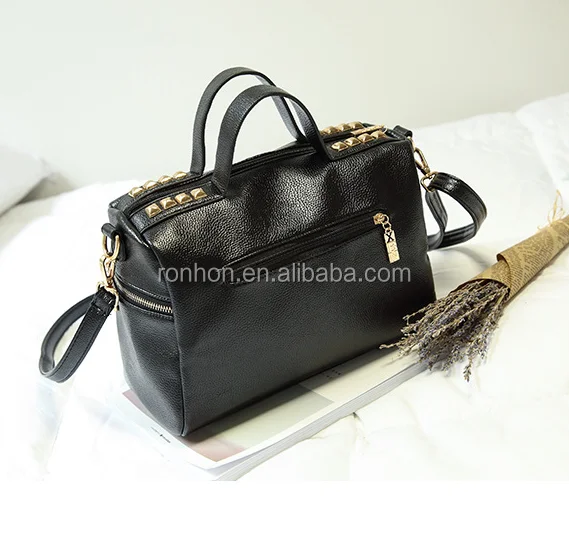 
China Supplier Wholesale PU hand tote bag, fashion hand bag with factory direct supply 