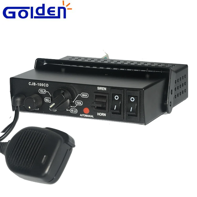 DC12V 100W electronic sirene police equipment 200 db alarm emergency car siren