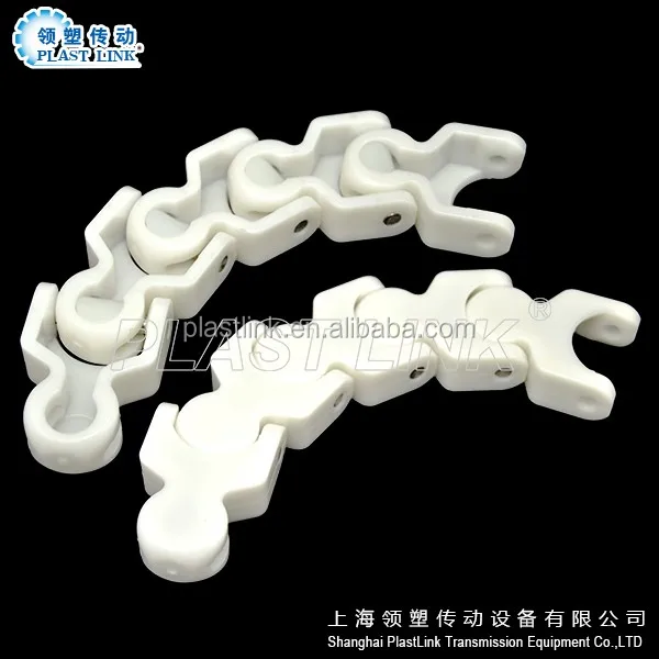 1700 keel Multiflex Plastic Chain case conveyor chain for dairy processing machinery