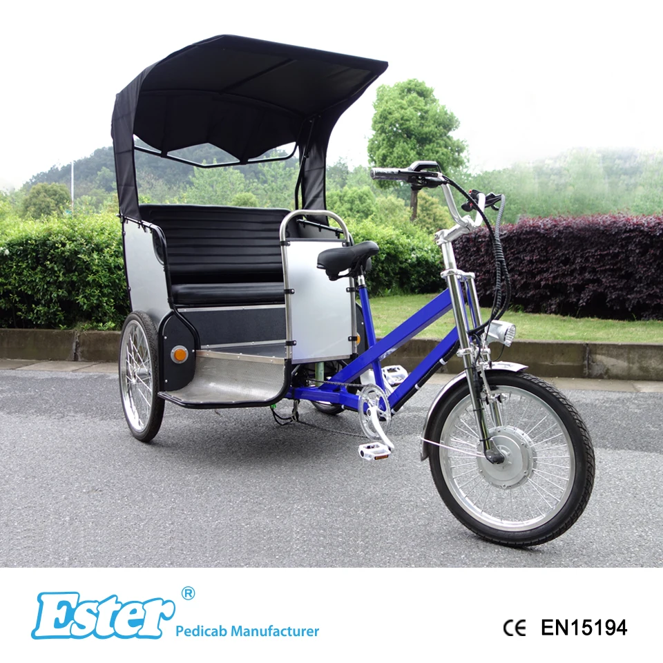 ESTER Classic Electric Passenger Rickshaw 3 Wheel Bicycle,old model front motor