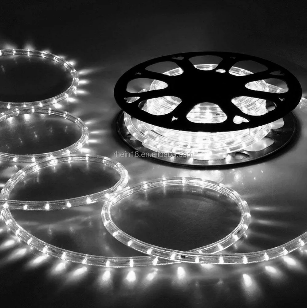 
Cool White Holiday Lighting LED Rope Light Spool 